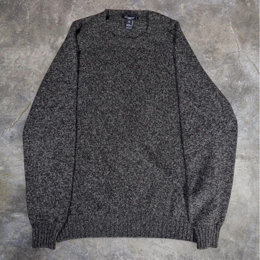 Made in Italy Blumarine Uomo Grey Wool Blend Knit Sweater Large